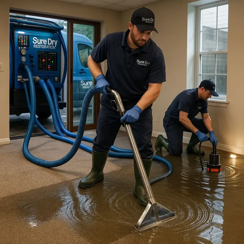 Water Extraction and Removal process in Fairfield, CT